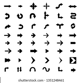 Vector arrow icon set 