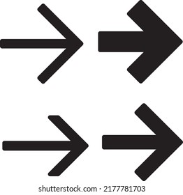 Vektorpfeil-Symbol auf weißem Hintergrund1.eps
