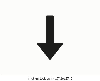 vector arrow icon in the top sending arrow symbol eps10
