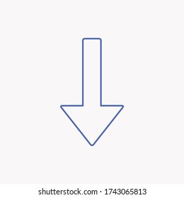 vector arrow icon in the top sending arrow symbol eps10