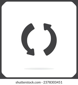 Vector arrow icon.Arrows flat design.