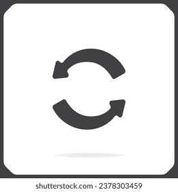 Vector arrow icon.Arrows flat design.