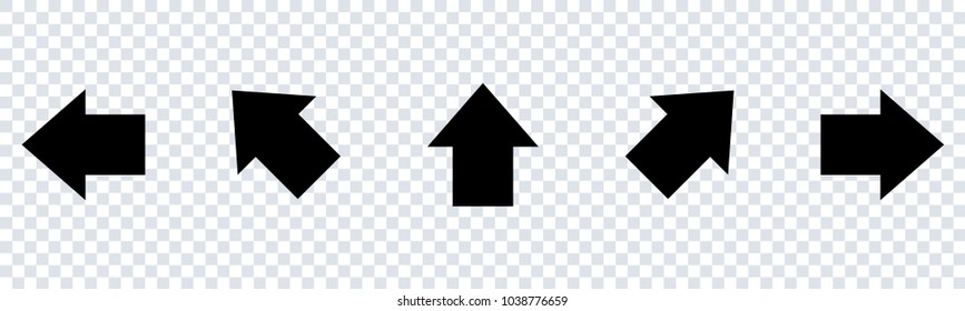 Vector Arrow icons set