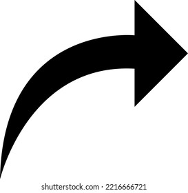 ilustración de flecha vectorial en fondo blanco..eps