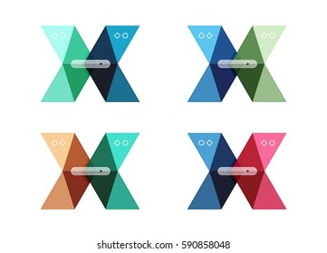 Vector arrow infographics business templates set. Backgrounds for workflow layout, diagram, number options or web design