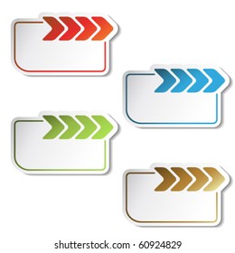 Vector arrow labels