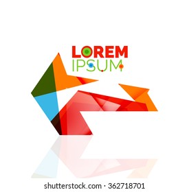 Vector arrow logo
