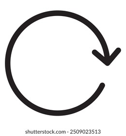 Vector arrow refresh icons, reload, rotation, loop vector icon designs.