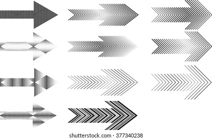 Vector Arrow Set 