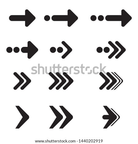 vector arrow Set. Arrow icons