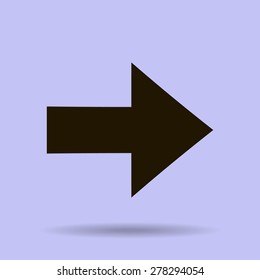 Vector Arrow sign isolated