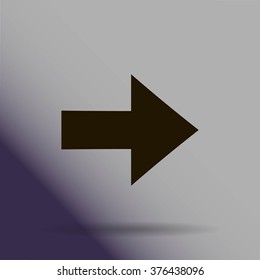 Vector Arrow sign isolated