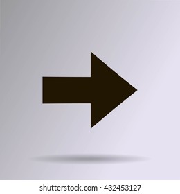 Vector Arrow sign isolated