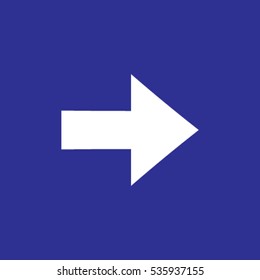 Vector Arrow sign isolated