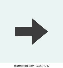 Vector Arrow sign isolated