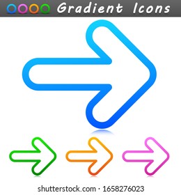 Vector arrow symbol icon design