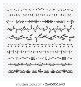 Vector arrows black icons Simple arrows Vector illustration, simple frame, motif, graphic elements