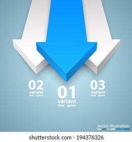 Vector arrows business growth