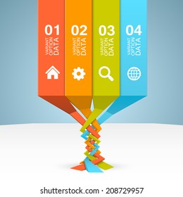 Vector arrows business growth. illustration