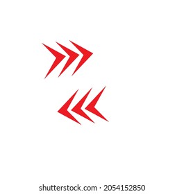 vector arrows clip art or logo or flat illustration