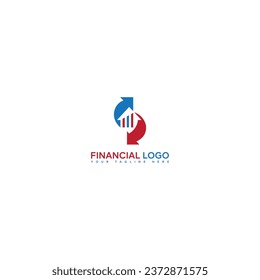Vector of arrows Financial logos symbol or icon