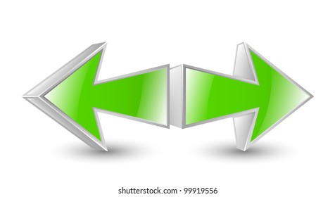 Vector arrows icon