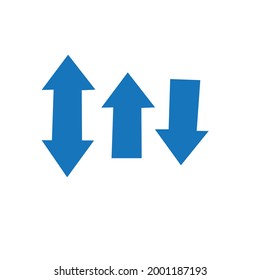 ilustración de flechas vectoriales o logotipo o imágenes de clipart o planos