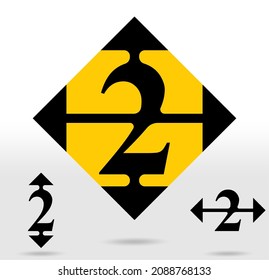 Vector arrows with number, diagram chart, graph presentation. Business progress infographics concept with 3 options, parts, steps, processes. For use in various areas such as building floors, elevator
