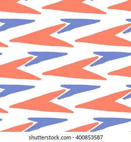 Vector arrows seamless pattern.
