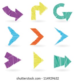 vector arrows set