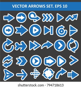 vector arrows set