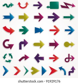 vector arrows set
