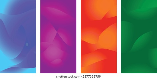 Vector Art abstract background gradient colors