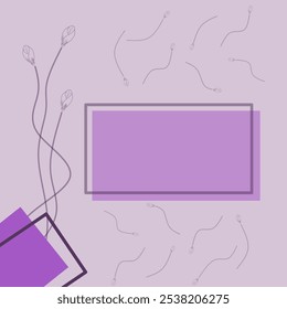 vector art. abstract background in light purple with four color combination 