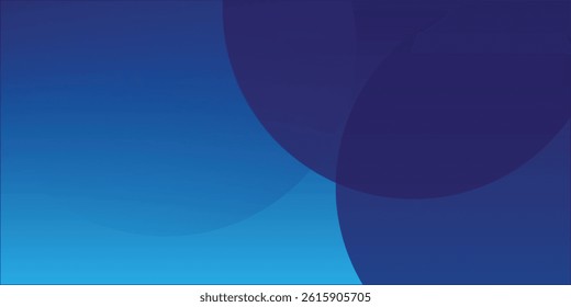 Vector art abstract blue and black color background