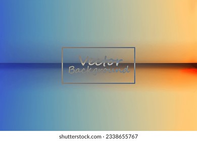 Vector art abstract of blue and orange colors tone. Background wallpaper of line and curve. SSTKabstract.