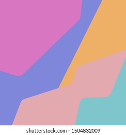 Vector art. Abstract colorful background. Template for the design of covers of social networks, posts, wallpapers, textile