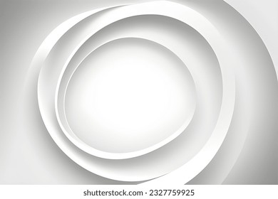 Patrón de arte abstracto de tonos blancos frescos. Papel de fondo y colores de línea. Juego de tarjetas y carteles