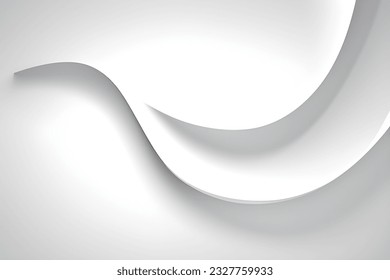 Patrón de arte abstracto de tonos blancos frescos. Papel de fondo y colores de línea. Juego de tarjetas y carteles