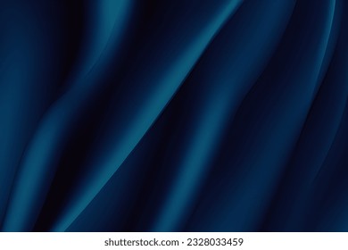 Abstraktes Kunstmuster mit dunkelblauem Farbton. Hintergrundhintergründe Tapete und Linienfarben. Set aus Karten und Poster