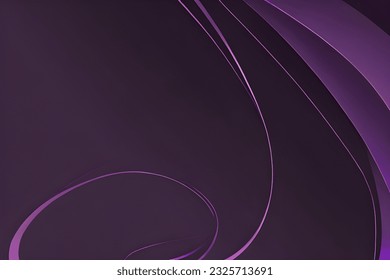 Patrón de arte abstracto de tono violeta oscuro. El paisaje de fondo y los colores de línea. Juego de tarjetas y afiches.