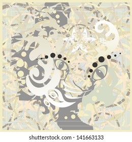 Vector art. Abstract decorative background