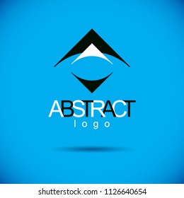 Vector art abstract figure. Creative business icon. 