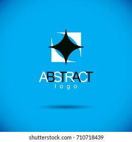 Vector art abstract figure. Creative business icon. 