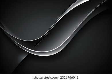 Vector art abstract of gloss black colors tone. Background wallpaper and line colors. Set of cards and posters. SSTKabstract
