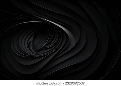 Abstraktes Kunstmuster von glänzenden schwarzen Farbtönen. Hintergrundhintergründe Tapete und Linienfarben. Set aus Karten und Poster
