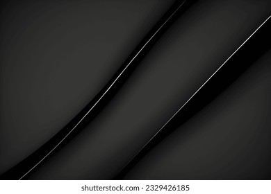 Vector art abstract of gloss black colors tone. Background wallpaper and line colors. Set of cards and posters. SSTKabstract