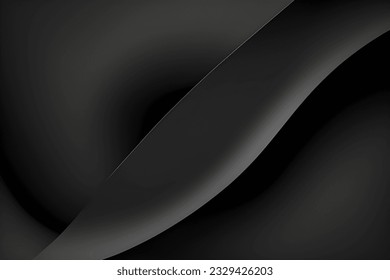 Patrón de arte abstracto de tono de color negro brillante. Papel de fondo y colores de línea. Juego de tarjetas y carteles