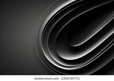 Vector art abstract of gloss black colors tone. Background wallpaper and line colors.