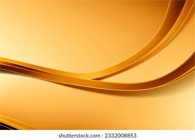 Vector art abstract of golden orange colors tone. Background wallpaper and line colors. Set of cards and posters. SSTKabstract